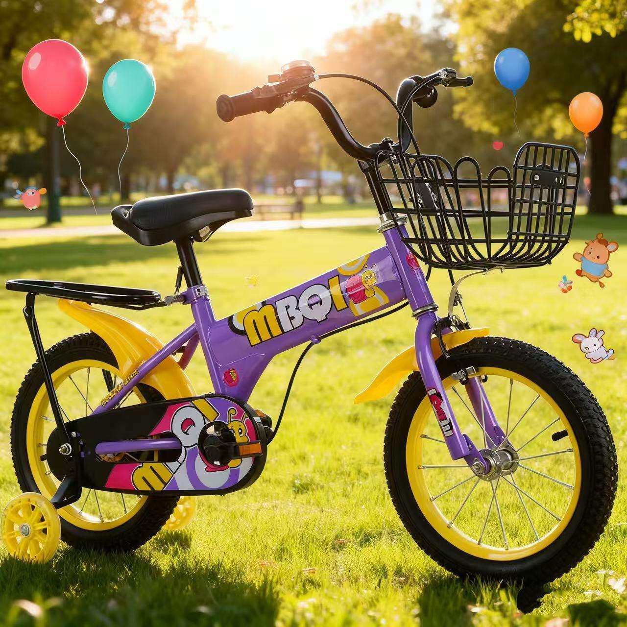 厂家现货 儿童自行车 男孩女孩单车 2025新款儿童脚踏童车