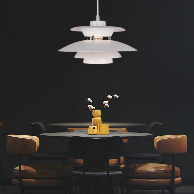 创意民宿ph5奶油风日式餐桌灯简约吧台餐桌灯韩式网红床头吊灯