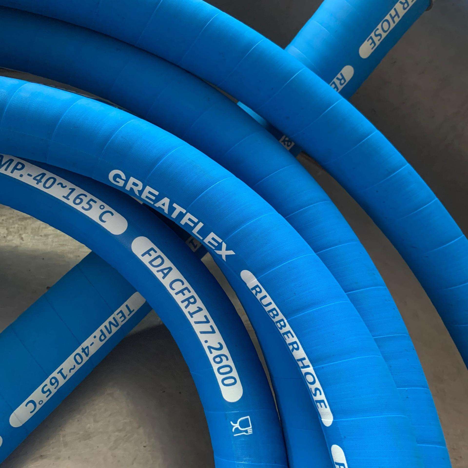 GREATFLEX 蓝色 RN40 钢丝夹布耐油橡胶软管