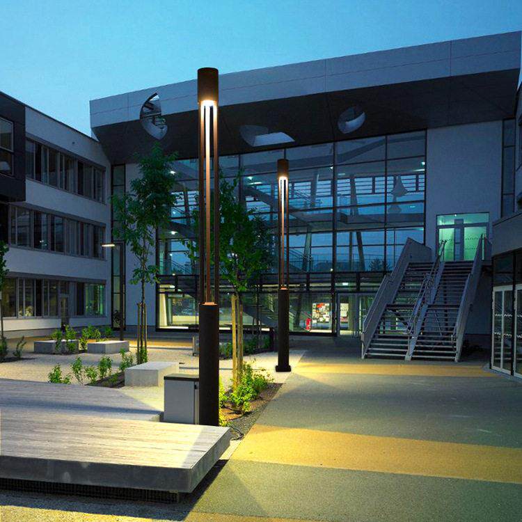 户外庭院灯3米铝景观灯园林公园花园灯柱简约杆led路灯220v市电