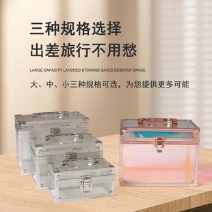 甲工具KHX箱大容子量美专用包美睫收纳盒桌面收纳筐盒甲油胶外出