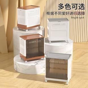 衣服收纳箱家用大容量翻盖玩具衣物被子整理箱可折叠收纳柜储物柜