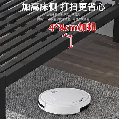 铁艺床人床VNJ18铁床单双人1.0米铁双架小户型1.5m出租房宿床舍铁