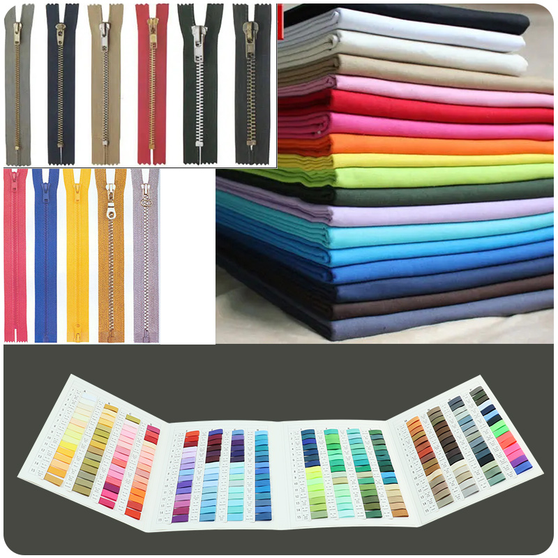 CW国际标准240色拉链色卡样卡C纺织服装行业通用标准布料样本色卡