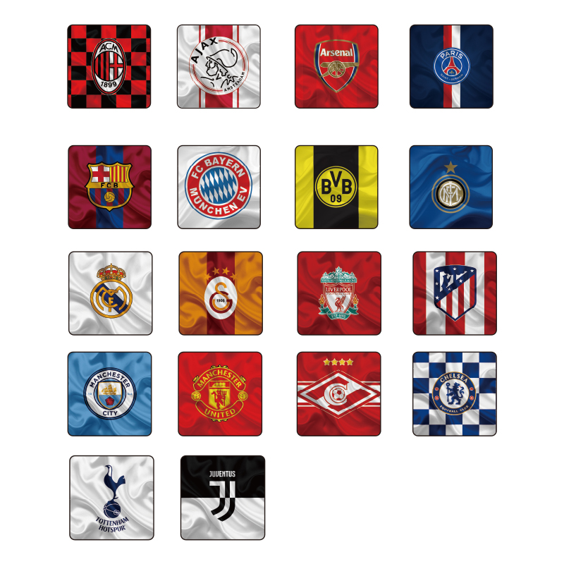 卧室布置儿童房间男生床头墙面装饰用品K足球队徽主题创意贴纸画