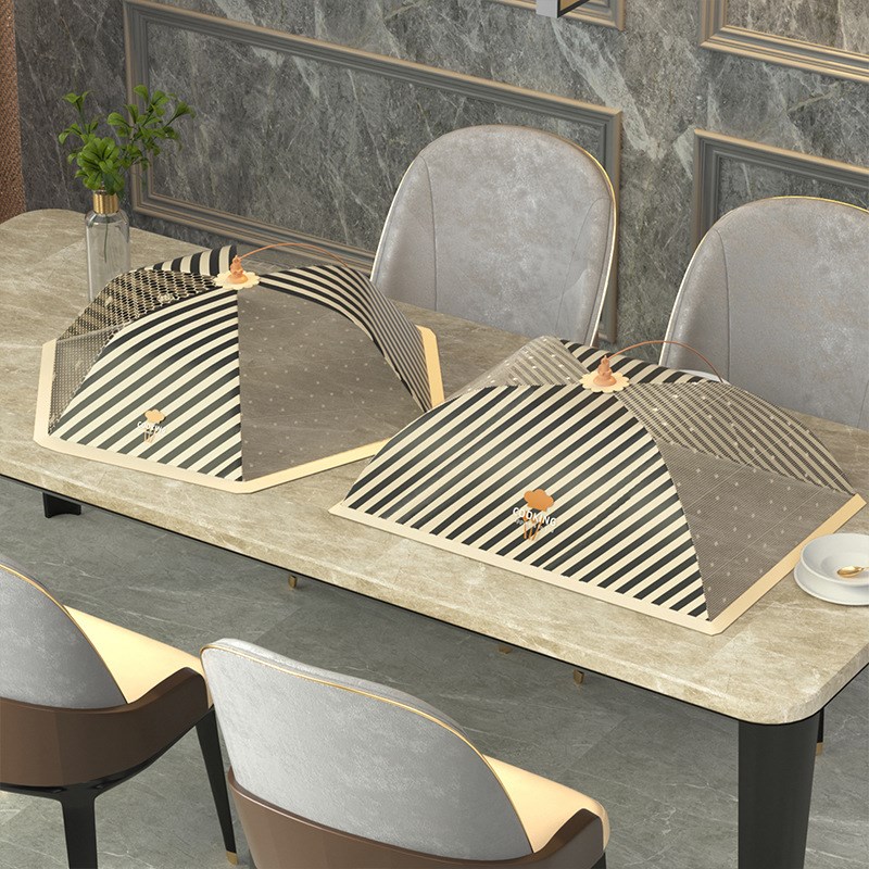 饭菜罩子盖菜罩家用可折叠2u024新款剩菜伞罩食物防苍蝇遮菜神器