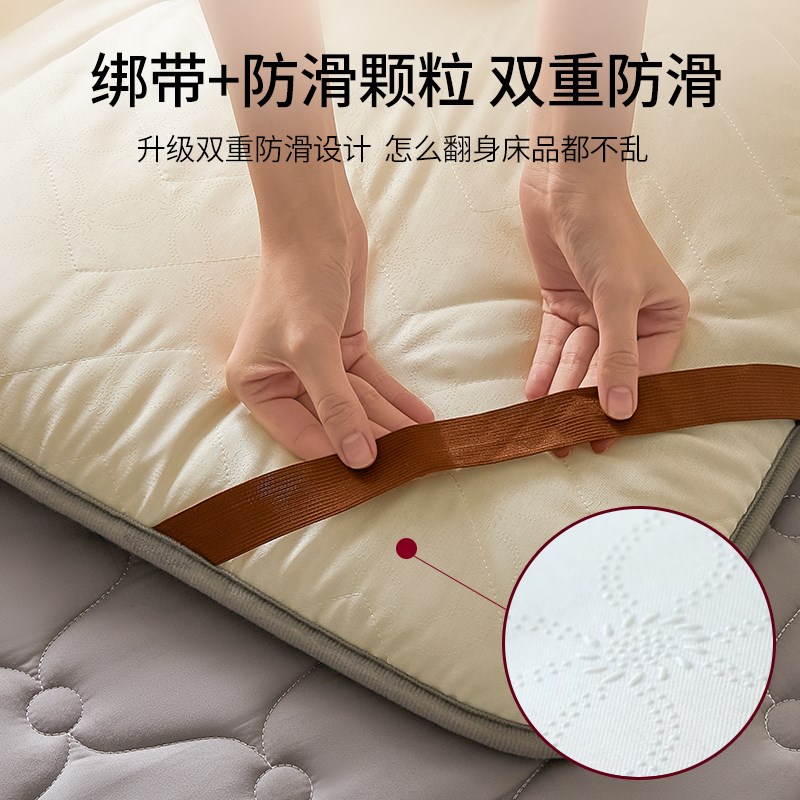 7A全棉床垫褥子铺底防滑可折A叠软垫垫褥家用榻榻米床褥垫定制