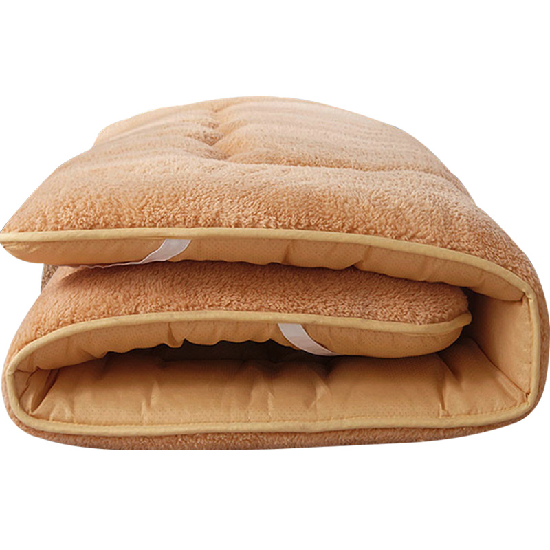 加厚床垫褥单双人1.5/1.8M学生宿舍保暖絮垫P被打地铺睡垫折叠防