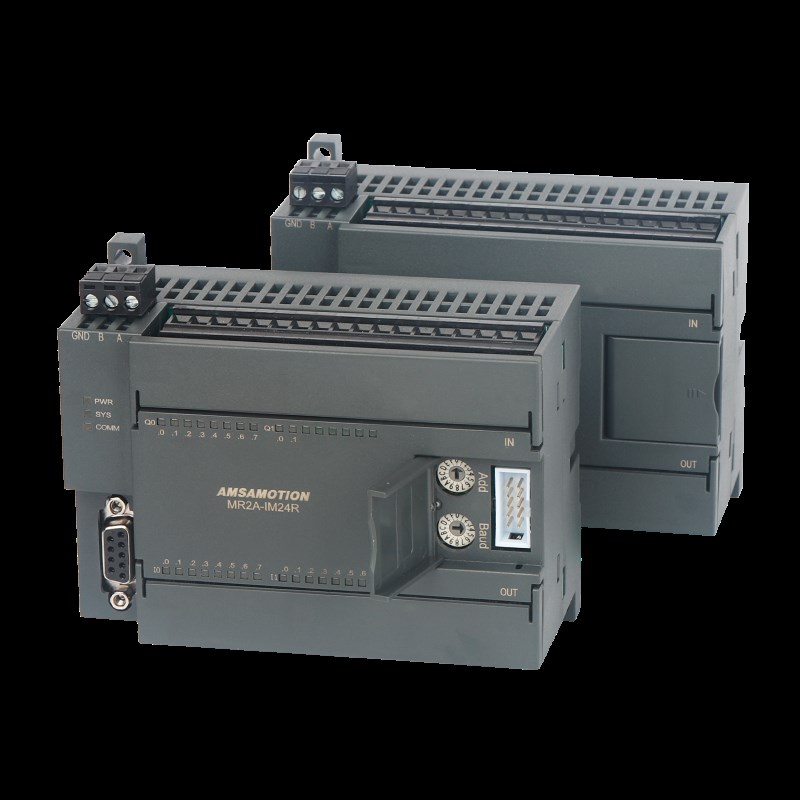 艾莫迅Modbus RTU扩展数字量z模拟量rs485采集IO模块电压电流信号