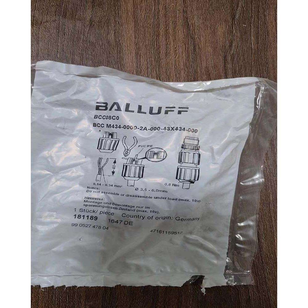 BALLUFFBCC08C0接线接插件BCC M434-0000-2A-000-43X434-000现货