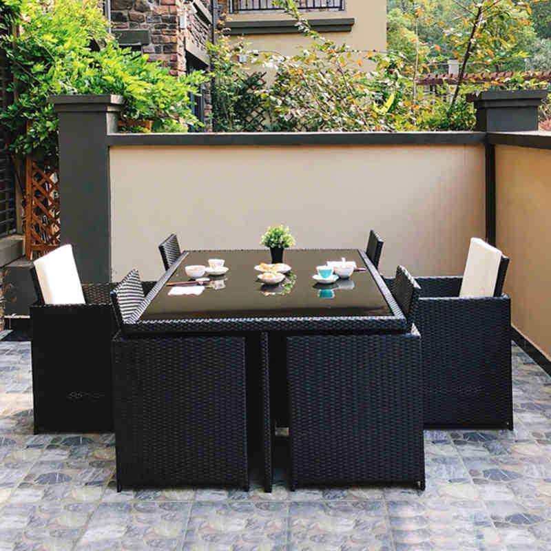 户外铝合金防水藤椅露台阳台庭院花园桌椅组合藤编收纳室外家具,电子元器件市场,其它元器件,淘宝优惠券,粉丝福利购,淘宝优惠卷