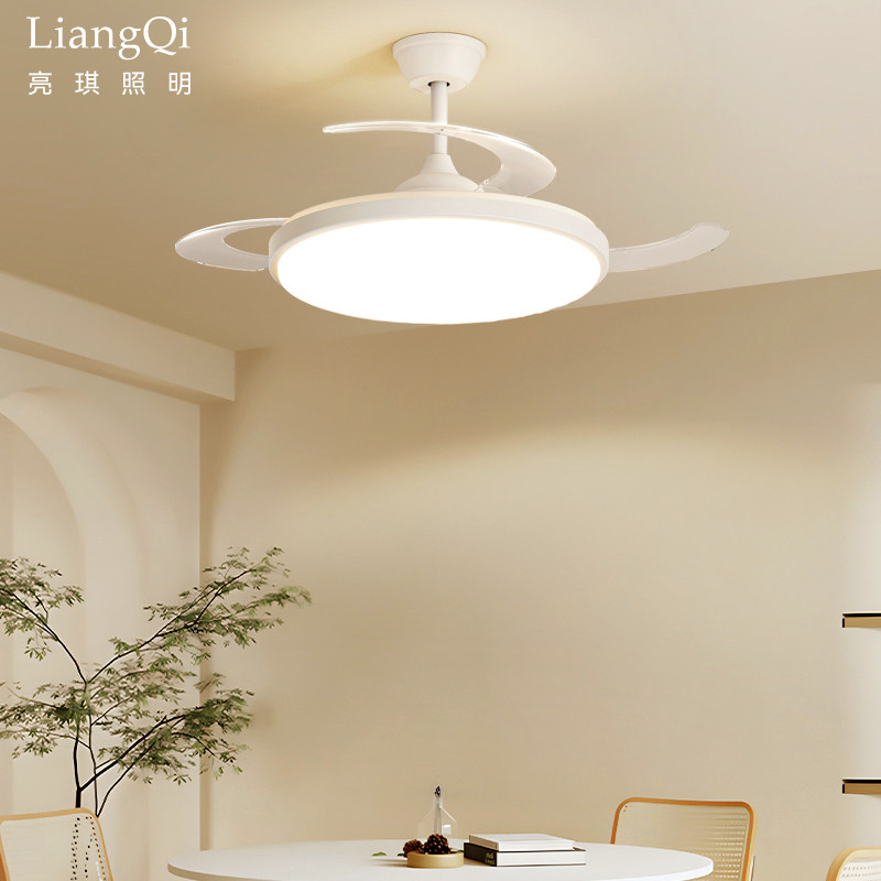 风扇灯2025新款全光谱护眼隐形变频吊扇灯餐厅灯卧室现代简约灯具,家装灯饰光源,风扇灯,淘宝优惠券,粉丝福利购,淘宝优惠卷