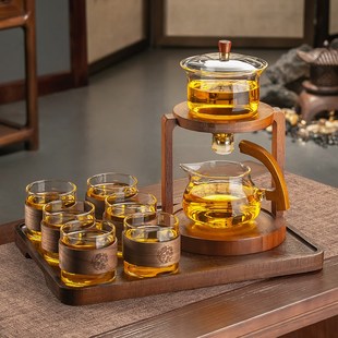 功夫茶具套装 2024新款 家用自动磁吸懒人泡茶神器办公室泡茶壶茶杯
