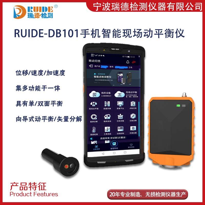 手机智能风机电机砂轮磨床现场动平衡仪RUIDE-DB101时域波形分析