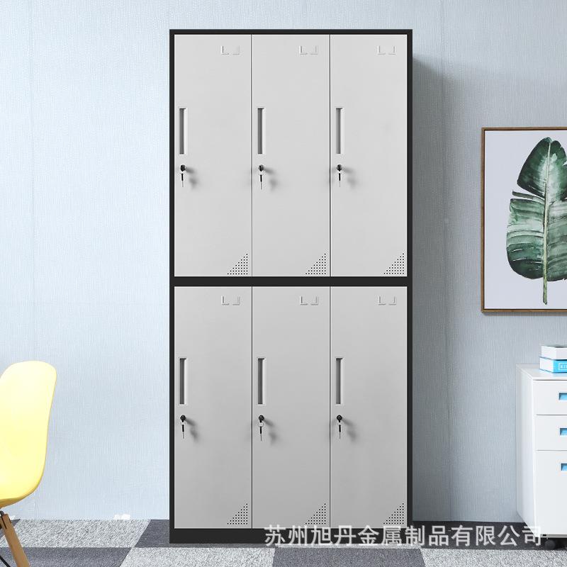 更柜员工现代储物职员宿舍多柜带锁门衣健身房钢00381制存柜包柜