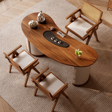 阳台小户型茶桌椅组合现代新中式实木茶几家用小茶桌功夫泡茶桌
