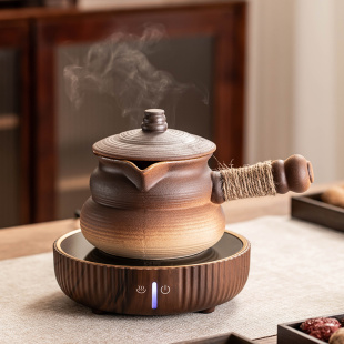 陶瓷罐罐烤奶煮茶壶电陶炉煮茶器家用室内烧水花茶养生壶茶具套装