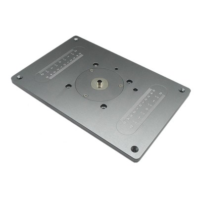 木工电木铣倒装板85*85MBM铝合金通用型雕刻机工作台