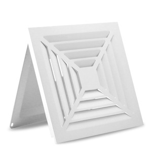 集成吊顶排气口卫生间300300铝扣板换气通风口新风系统出风口面板