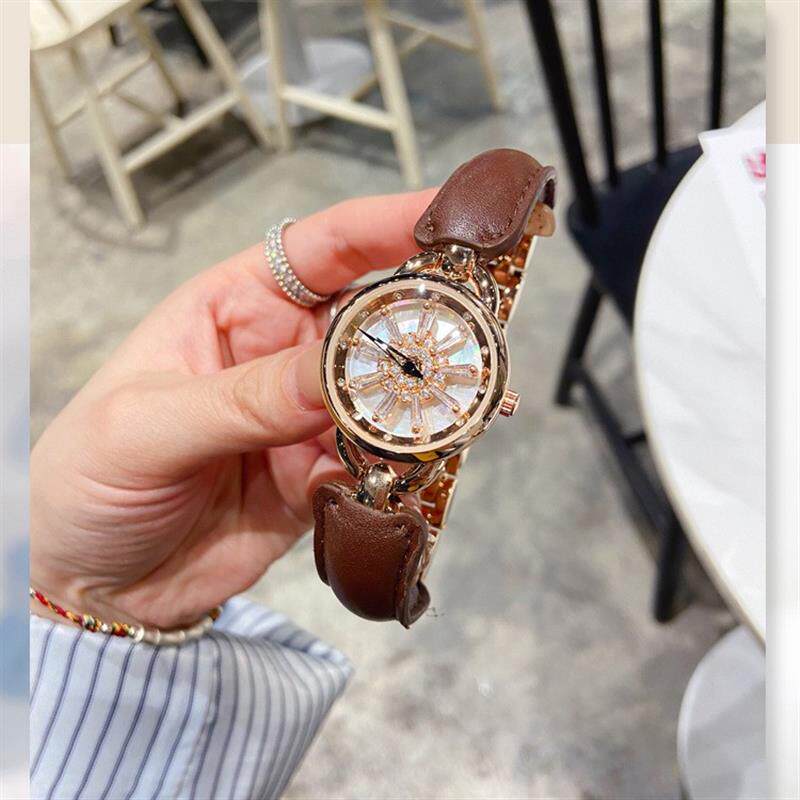 【晶晶的祝福】奢品汇定制手镯式女表小表盘时来运转腕表 5823  h