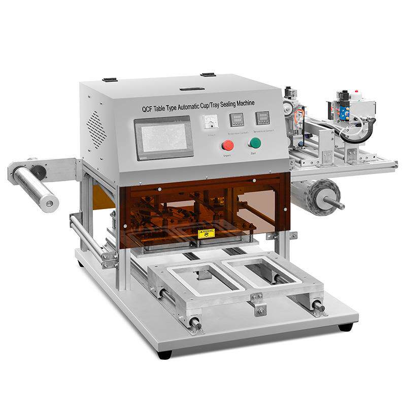 盒式封口机 生鲜熟食盒式真空锁鲜机 一出四盒气调真空包装设备