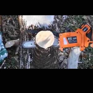 奥玛克-8锂电无刷电链锯大功率电锯手持电动户外砍树伐木锯手工锯