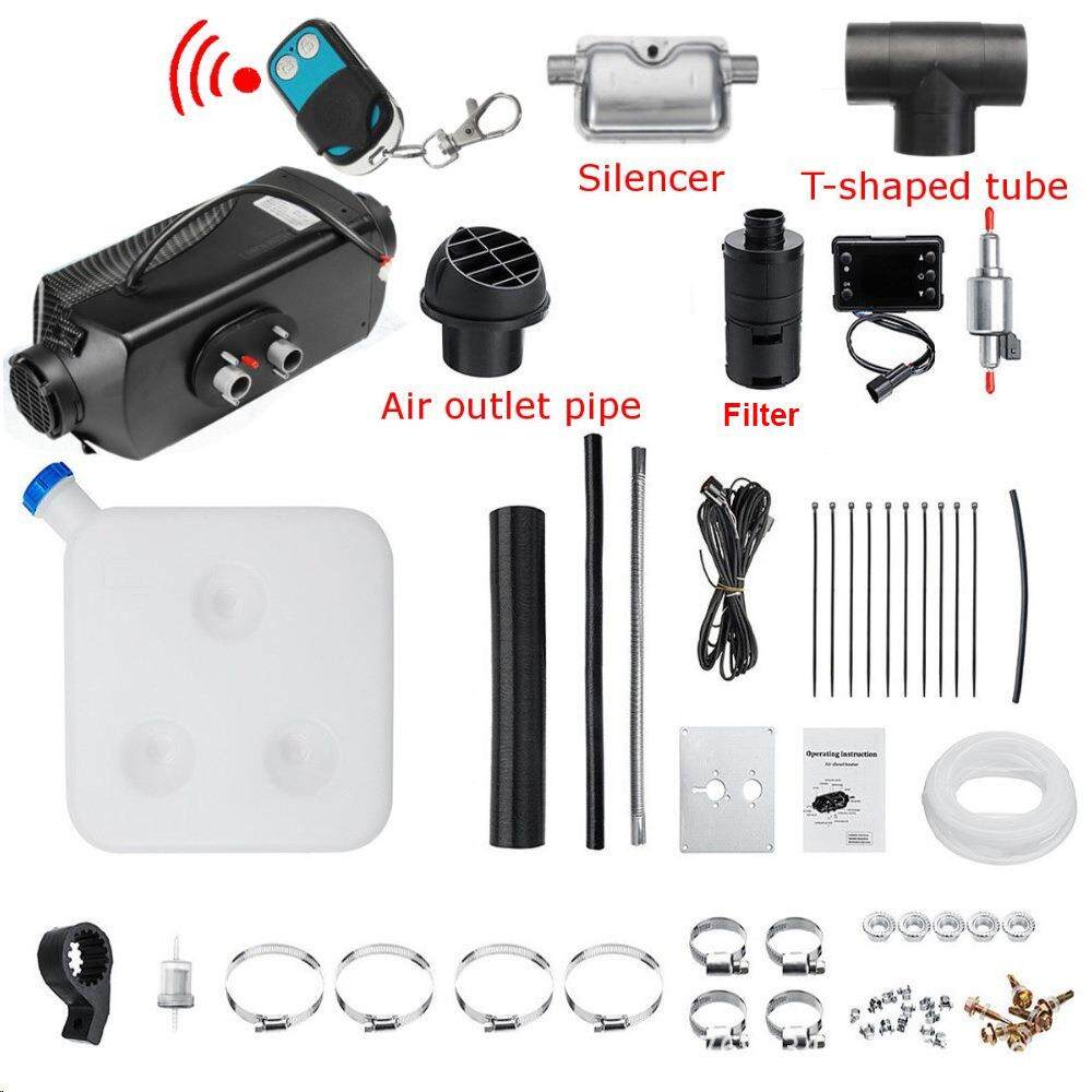 驻车加热器塑料壳分体机黑-5~8kw/12V塑料外壳LCD显示器(蓝液晶