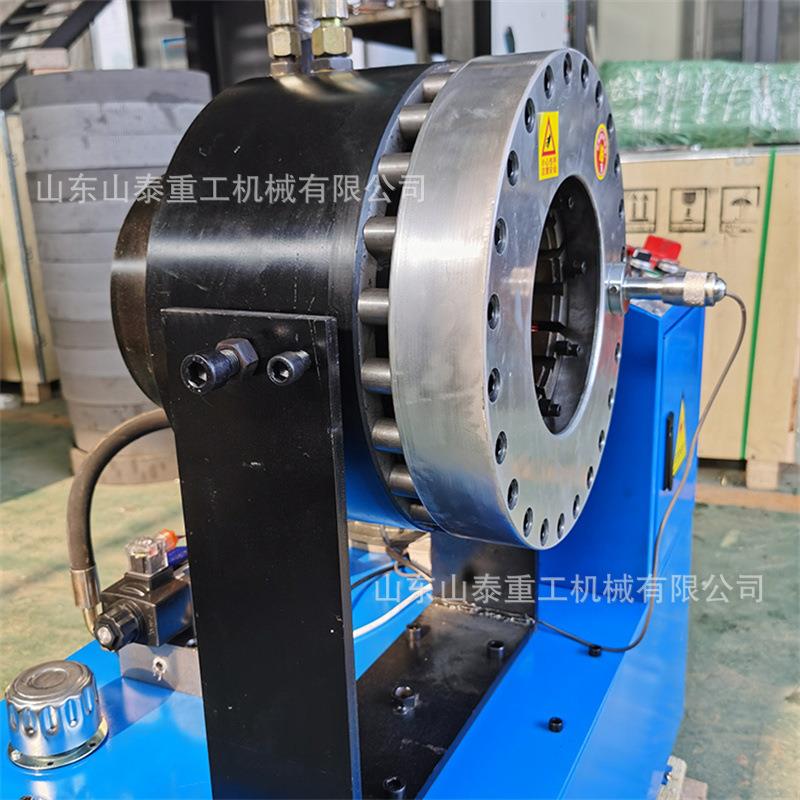 高压油管扣压机 多功能管接扣加工接头压紧大口径铁管压管机