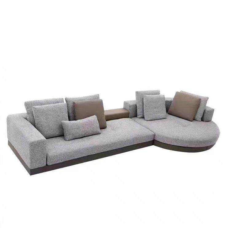 意式极简现代简约大平层别墅户型轻奢客厅弧形布艺转角沙发,电子元器件市场,其它元器件,淘宝优惠券,粉丝福利购,淘宝优惠卷