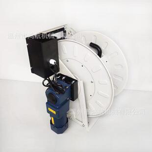 加油管220V电动收纳卷盘6分1寸胶管卷管器自动绕管器收管机卷轴器