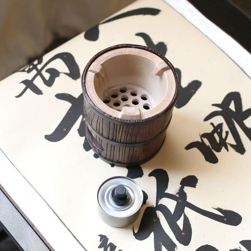 日式温茶炉蜡烛温茶加热底座小火炉煮茶炉家用暖茶炉禅意茶具配件