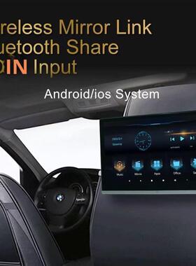 跨境11.6寸车载后排显示器头枕外挂通用IPS屏安卓系统HDIN触摸屏