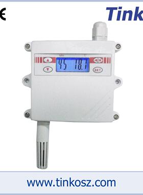 Tink液o 壁挂式温送湿度数显变器 带晶显示的数字式TKSF/A变送器