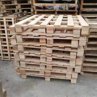盘莱托二面EUG进叉木质托木栈板 实木仓鑫储木盘垫仓板