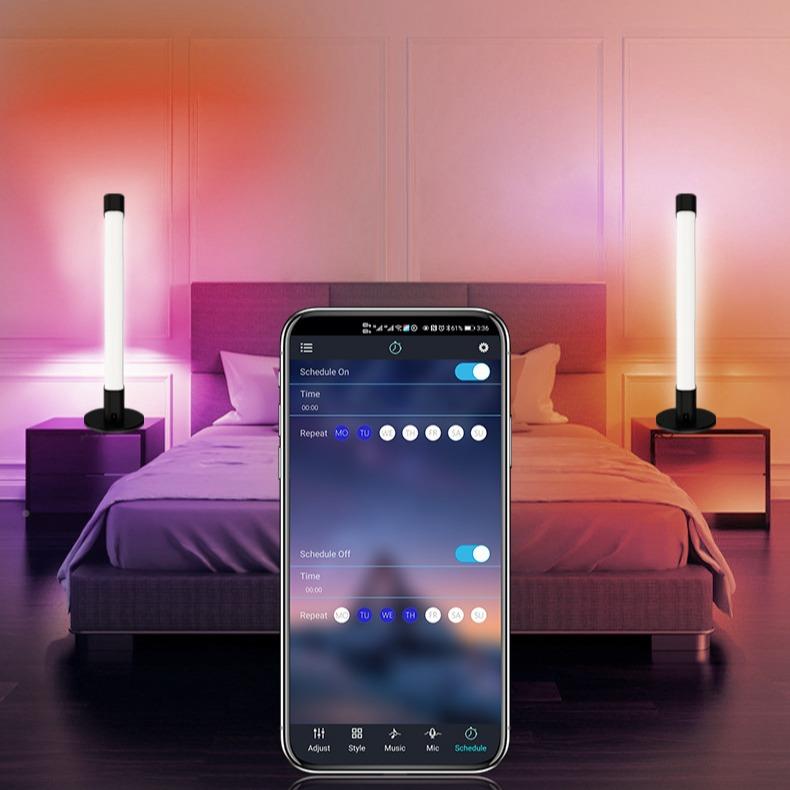 新品私模 竞桌393面音乐拾电3音灯 蓝牙APP遥控按键桌合一面氛围