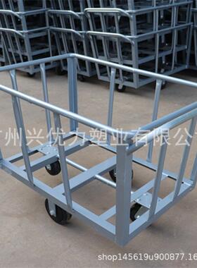 120*824.7.1706洗水厂*用胶塑桶推布/车洗衣房用易周转手推落布车