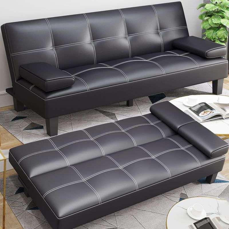 小户型客厅可折叠沙发多功能单双人实木沙发床一体两用办公室春江