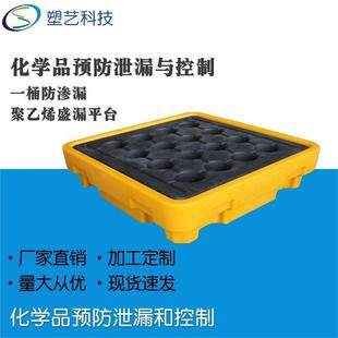 单桶防渗漏托盘油桶防溢平台实验室化学品危废盛漏托盘平台