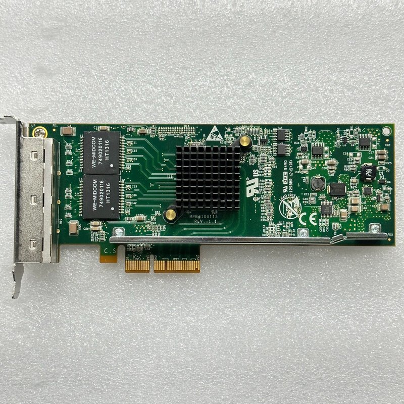 议价PE2G4180L 82580 340-T4 四口千兆网卡可维修