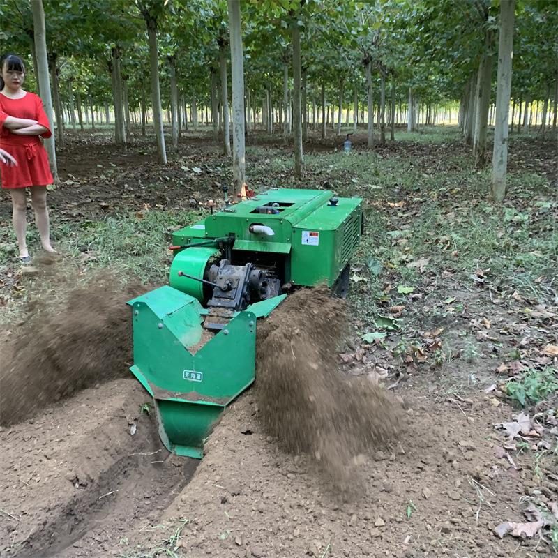 农用棚大耕田多功能小型犁地机机果园GTC果树沟埋开土一体机厂家