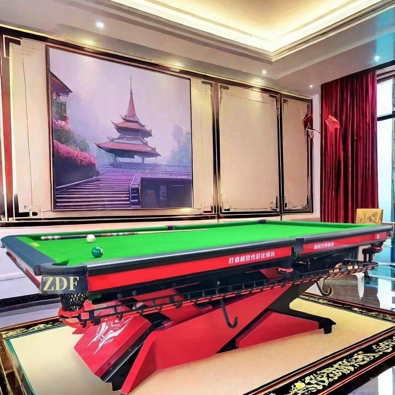 毕节铜贵台州ZD168F台球桌商用台球仁水六盘球桌标准安顺台球桌家