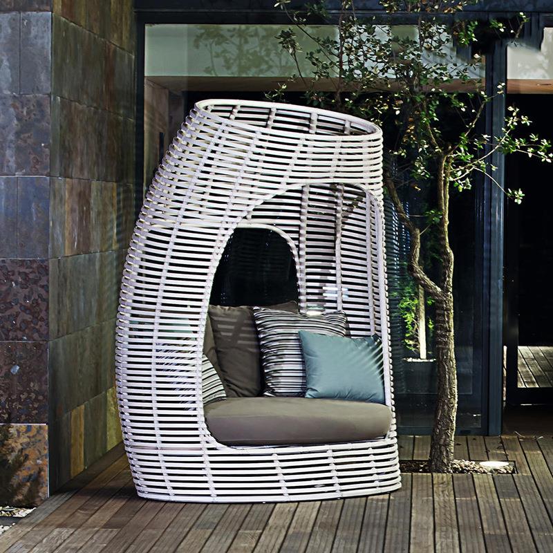 户外藤编发艺天创意设计师697沙术休闲小家具庭院民宿露酒店花园