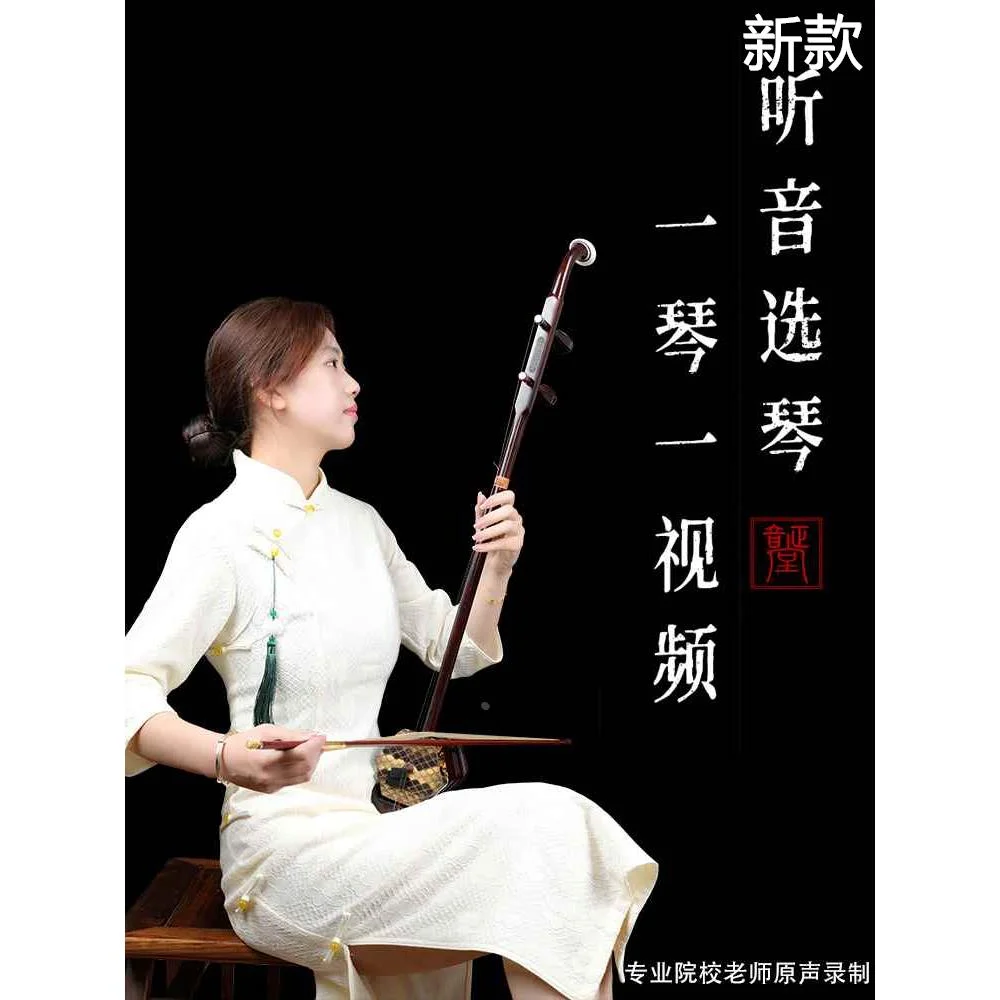 正音堂二胡乐器成人专业演奏黑檀二胡初学者考级胡琴苏州厂家新款