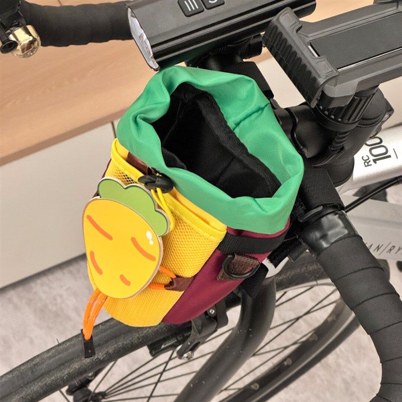 自行车挂包前置i梁包通用单车山地公路车多功能水壶置物包骑行专