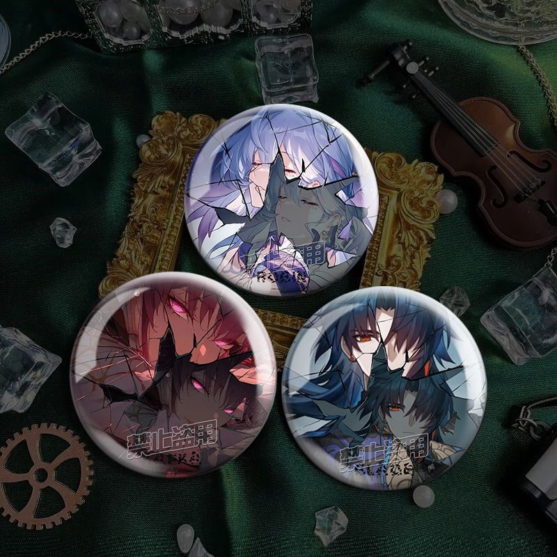 崩坏星穹铁道反光双闪吧唧破碎同人谷子知更鸟Q卡芙卡刃马口铁徽,模玩/动漫/周边/娃圈三坑/桌游,动漫徽章/立牌,淘宝优惠券,粉丝福利购,淘宝优惠卷