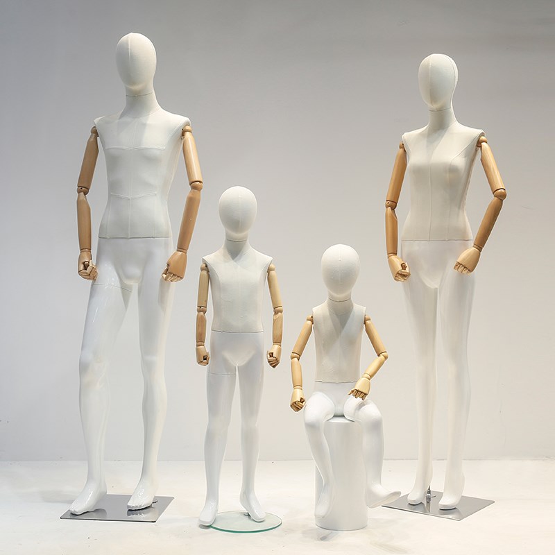 男女童装店儿童模特展示架童装服装橱窗陈列道P具假人偶台小孩全