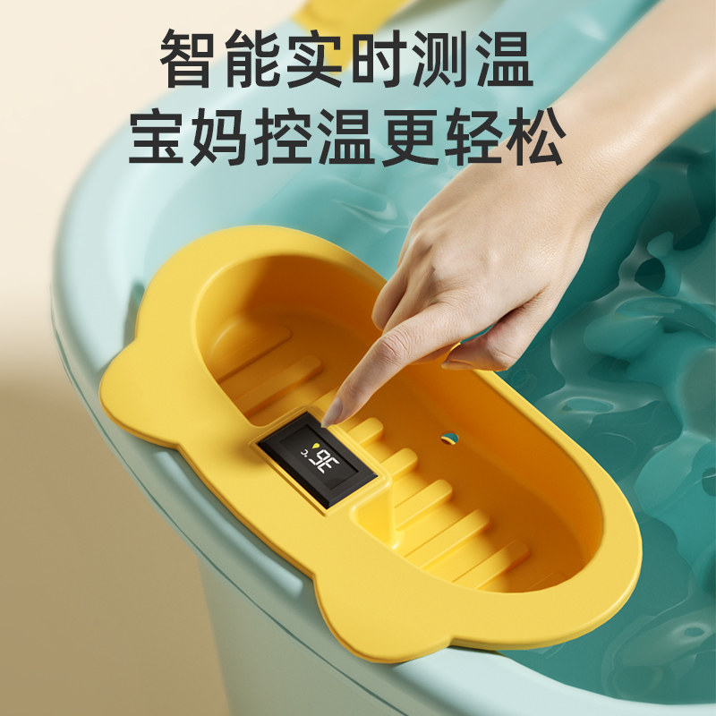 宝宝洗澡桶儿童泡澡桶婴儿浴桶大号可F坐洗澡盆浴盆家用小孩沐浴