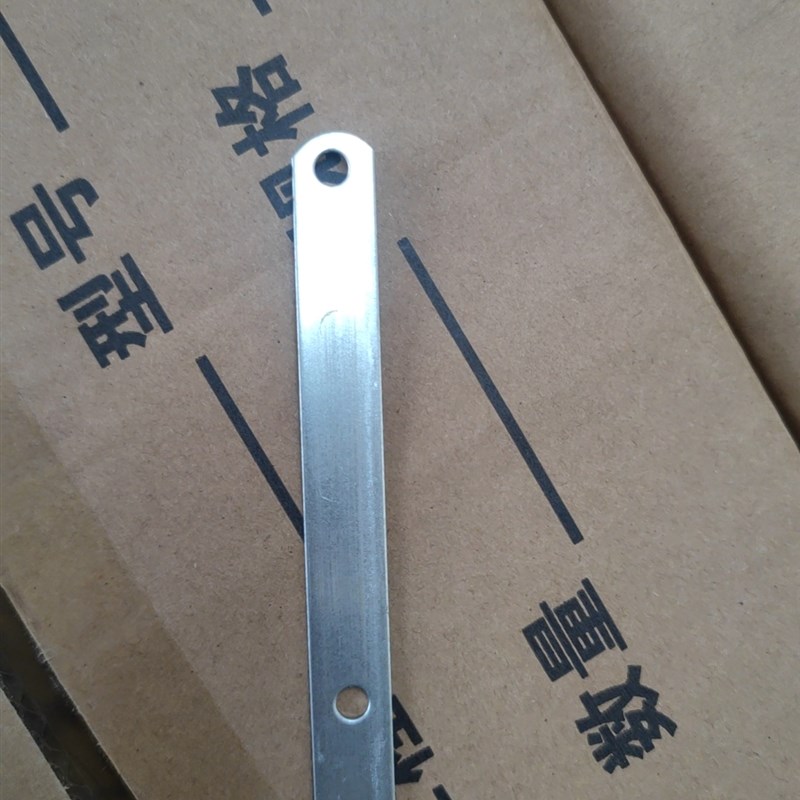 门窗窗框安装固定片带卡镀锌铁一字家具连K接片铝合金木门固定拉