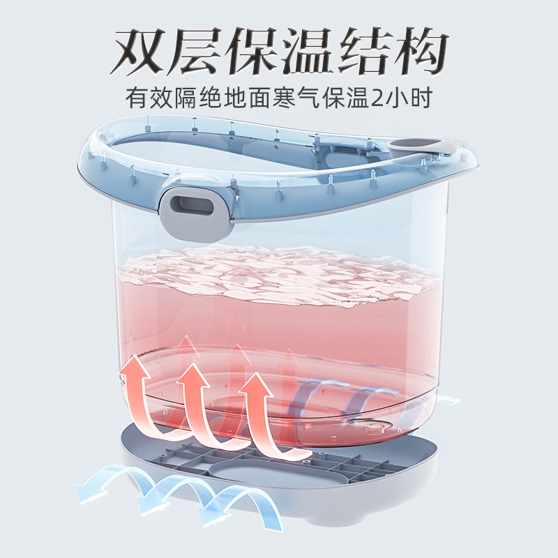 儿童洗澡桶宝宝浴桶可坐泡澡桶保温加厚婴儿浴盆家用W游泳桶洗澡