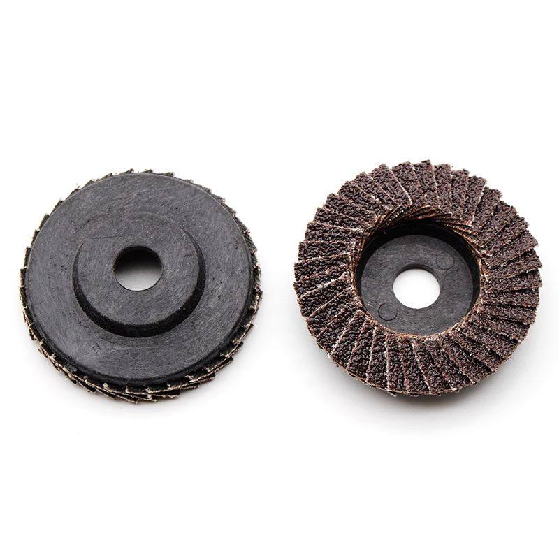 百叶片百叶轮2寸50抛光片3寸75mCm打磨片4寸100磨光片砂布轮千叶